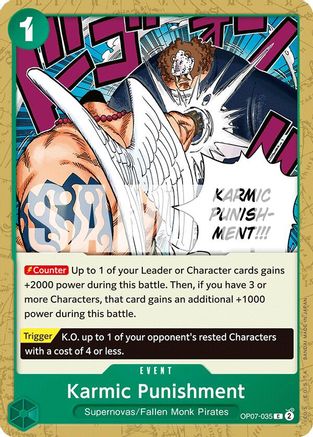 Karmic Punishment (OP07-035) 500 Years in the Future - One Piece