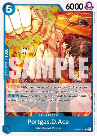 Portgas.D.Ace (053) (OP07-053) - 500 Years in the Future Foil - One Piece