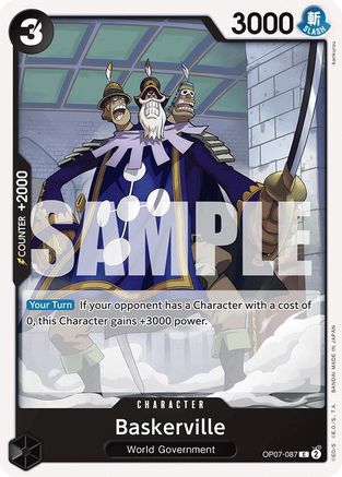Baskerville (OP07-087) 500 Years in the Future - One Piece