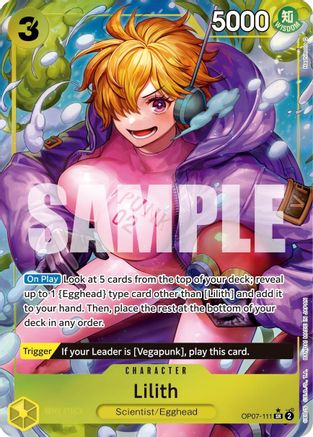Lilith (Parallel) (OP07-111) - 500 Years in the Future Foil - One Piece