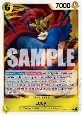 Lucy (OP07-112) - 500 Years in the Future Foil - One Piece