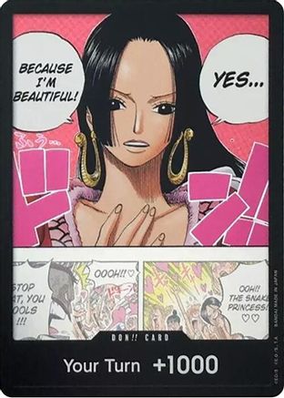 DON!! Card (Boa Hancock) (Double Pack Set Vol. 4) - 500 Years in the Future Foil - One Piece