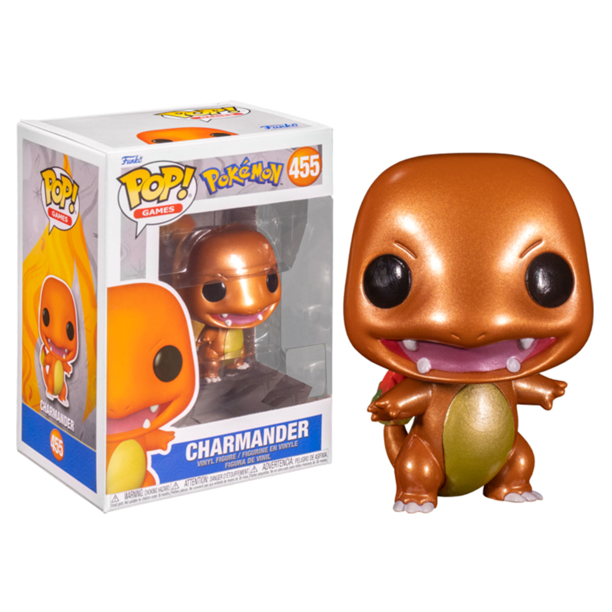 Pokemon - Charmander Metallic SDCC 2022 Exclusive Pop! Vinyl