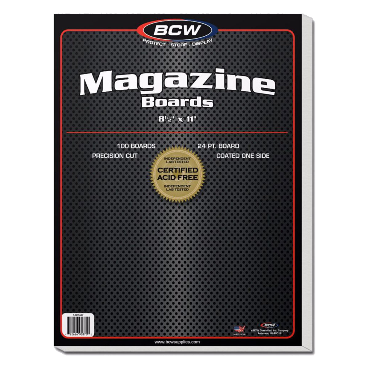 BCW Magazine Backing Boards 8" 1/2 x 11" 100ct