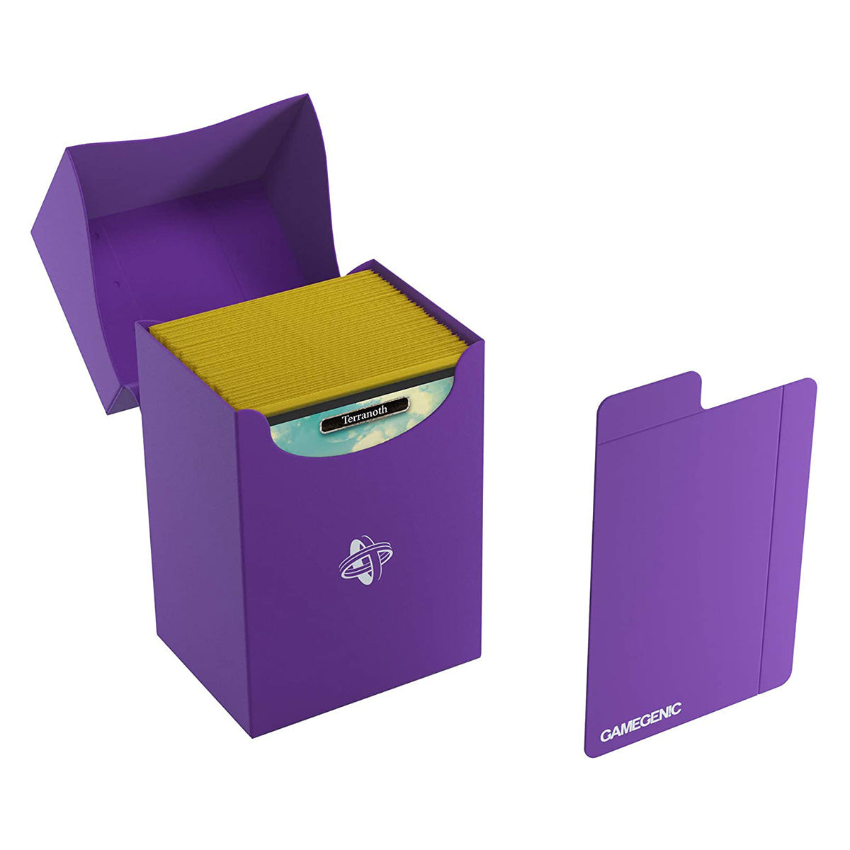 Gamegenic Deck Holder 80+ Purple Deck Box