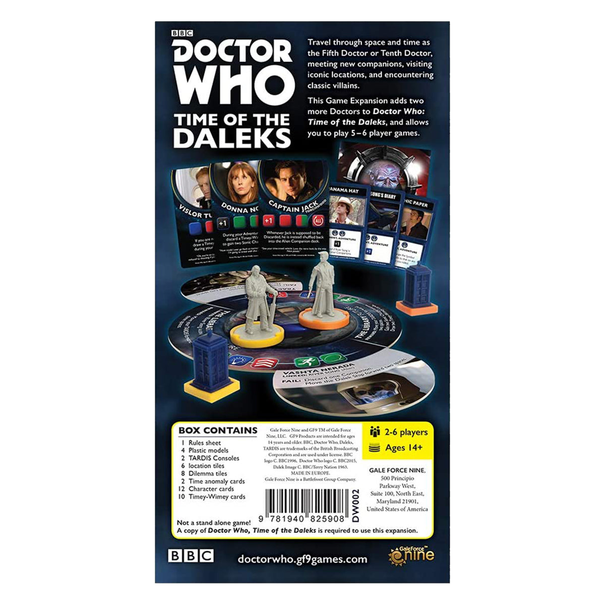 Doctor Who Time of the Daleks Fifth & Tenth Doctor Expansion