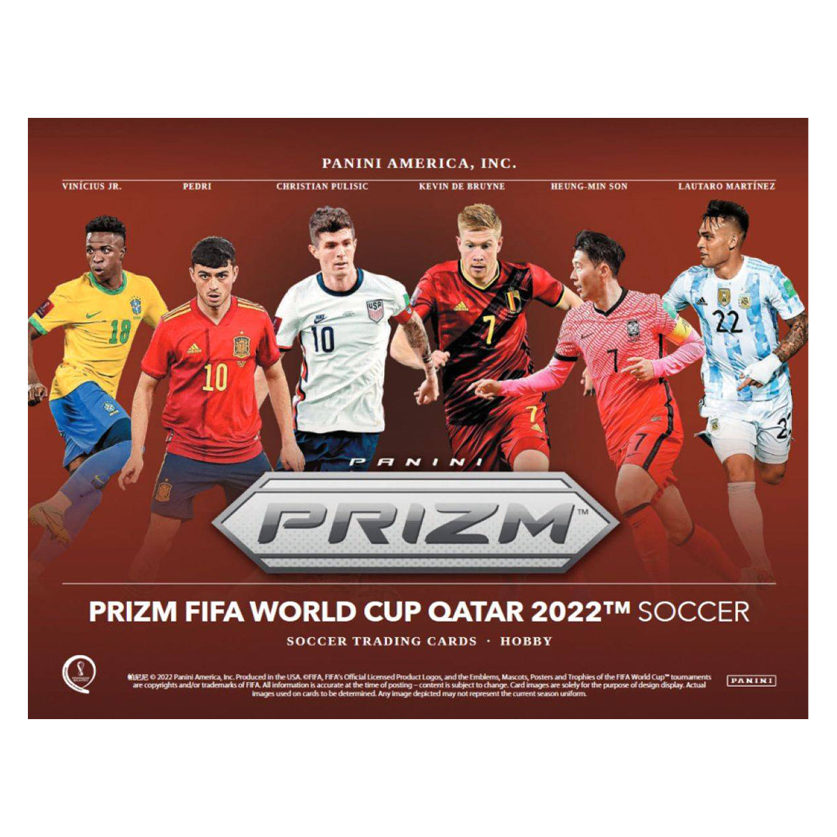 Soccer - 2022 Prizm Fifa World Cup Qatar Hobby Trading Cards (Display of 12)