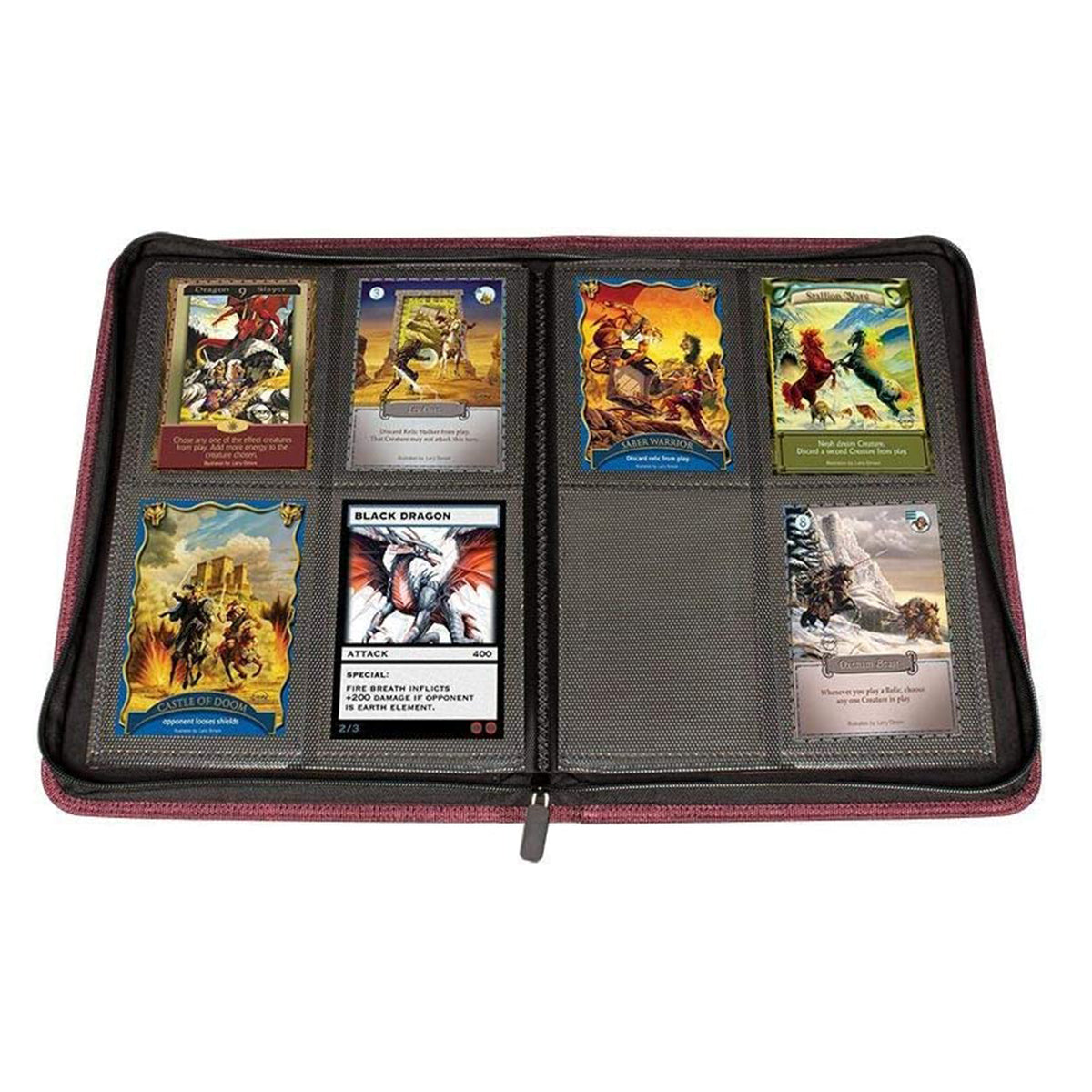 ULTRA PRO Binder Premium PRO 4 PKT Suede Ruby