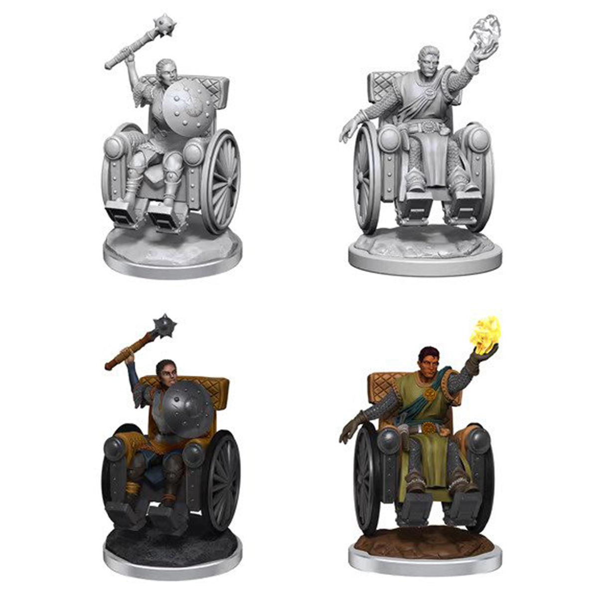 D&D Nolzurs Marvelous Miniatures Human Clerics