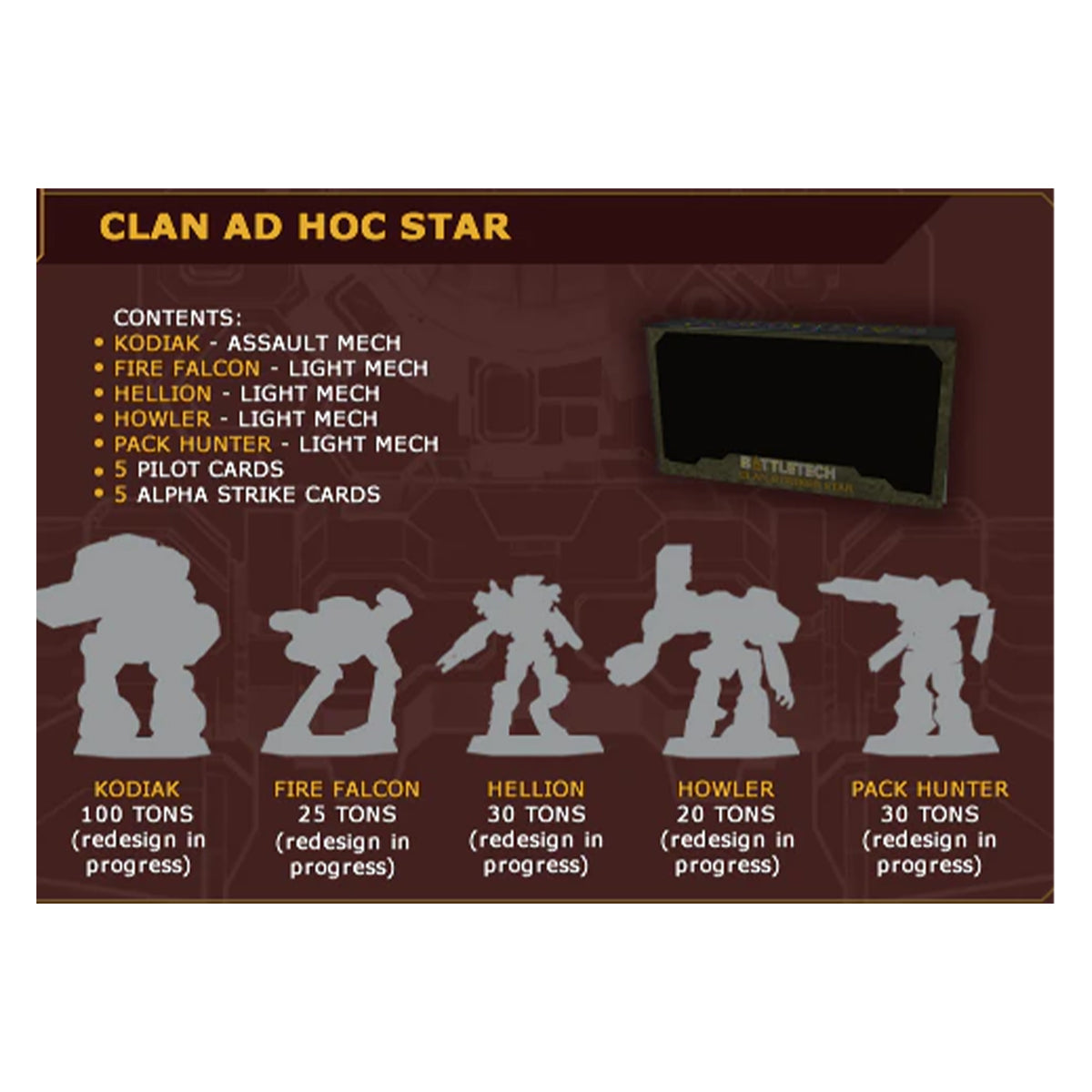 Battletech Clan Ad Hoc Star