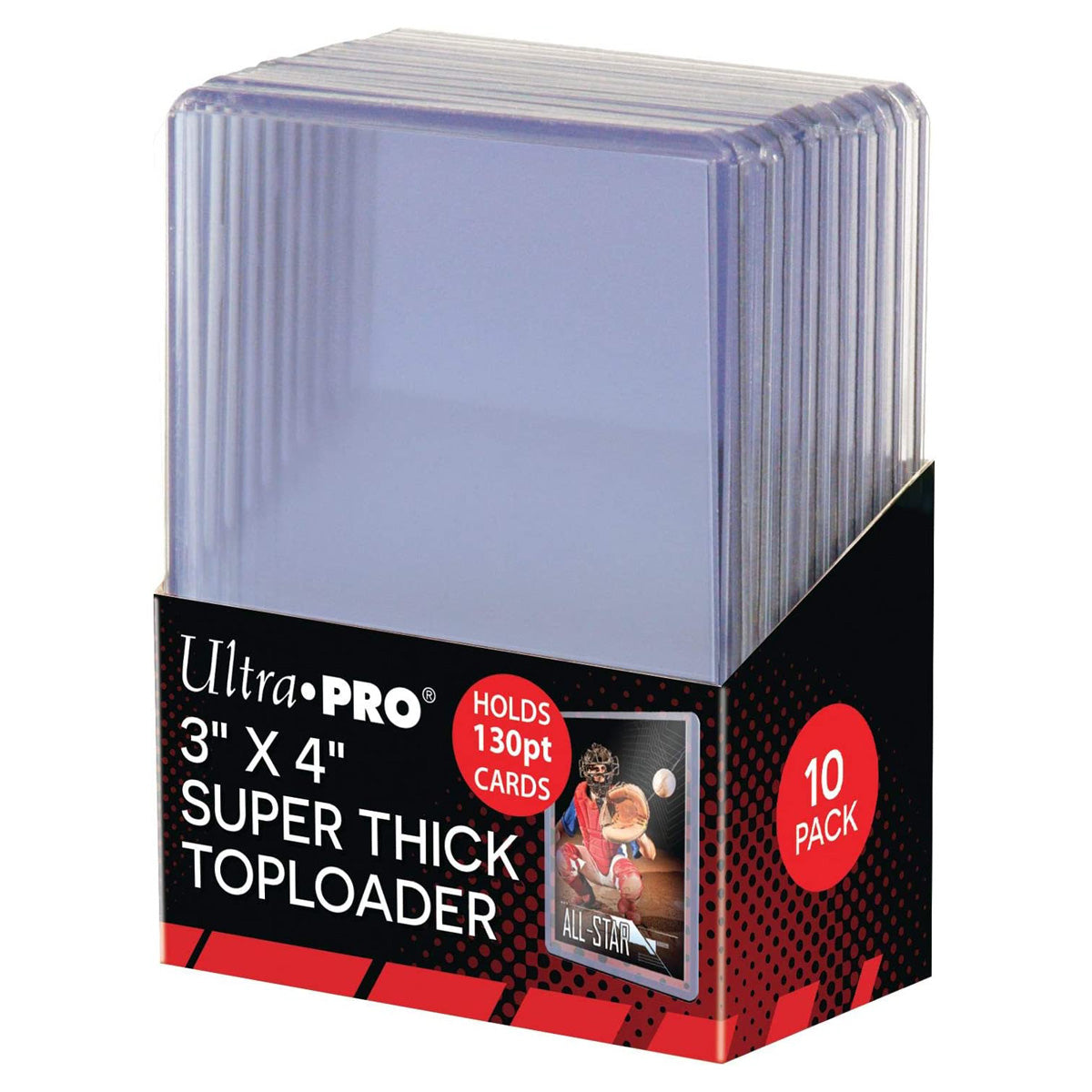 ULTRA PRO Top Loader 3" x 4" 130pt Super Thick Top Load MTG Pokemon Yugioh