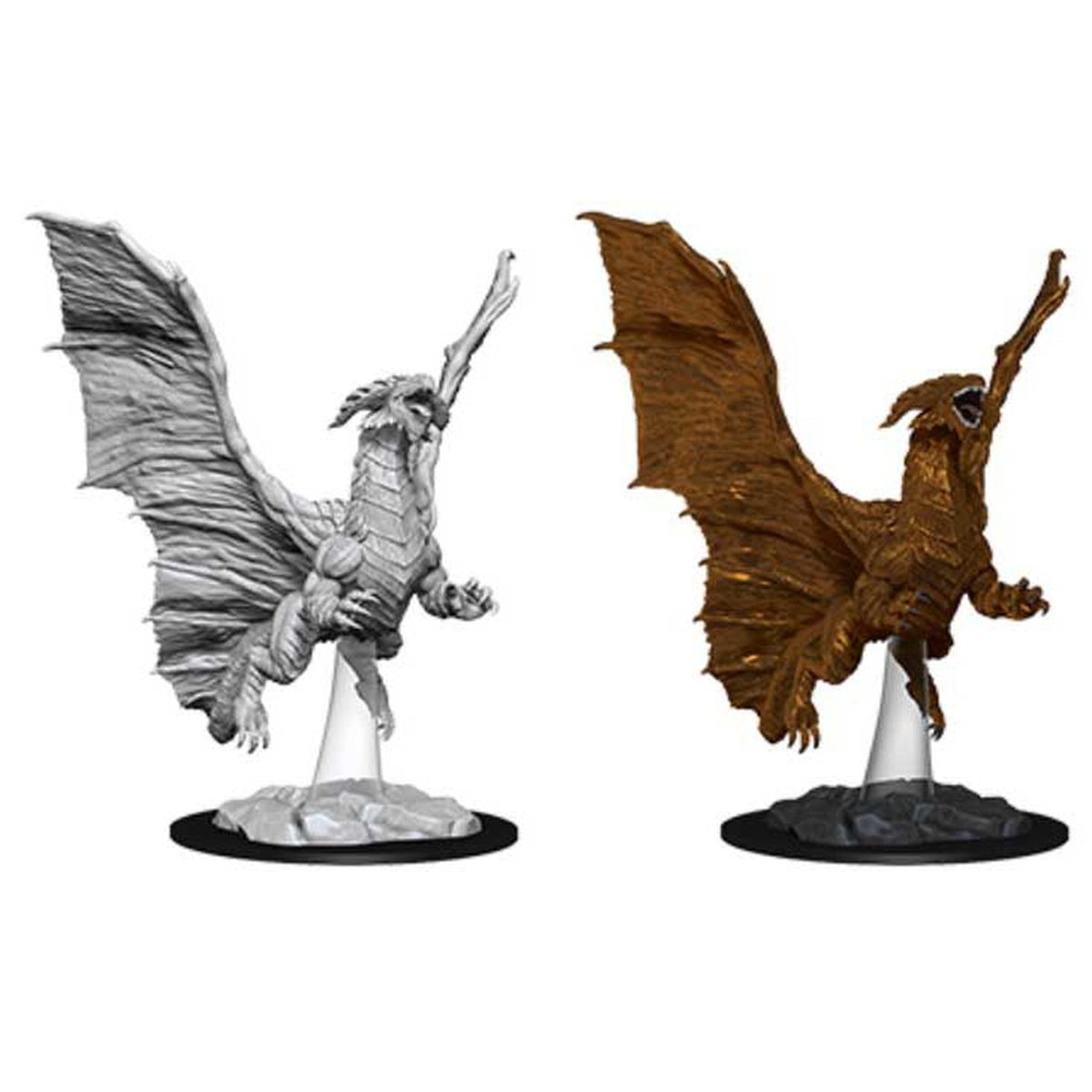 D&D Nolzurs Marvelous Unpainted Miniatures Young Copper Dragon