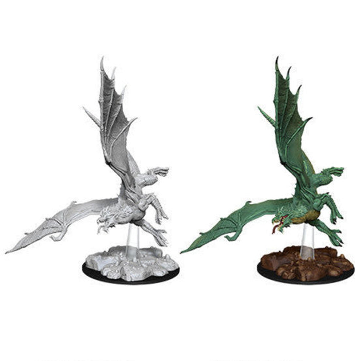 D&D Nolzurs Marvelous Unpainted Miniatures Young Green Dragon