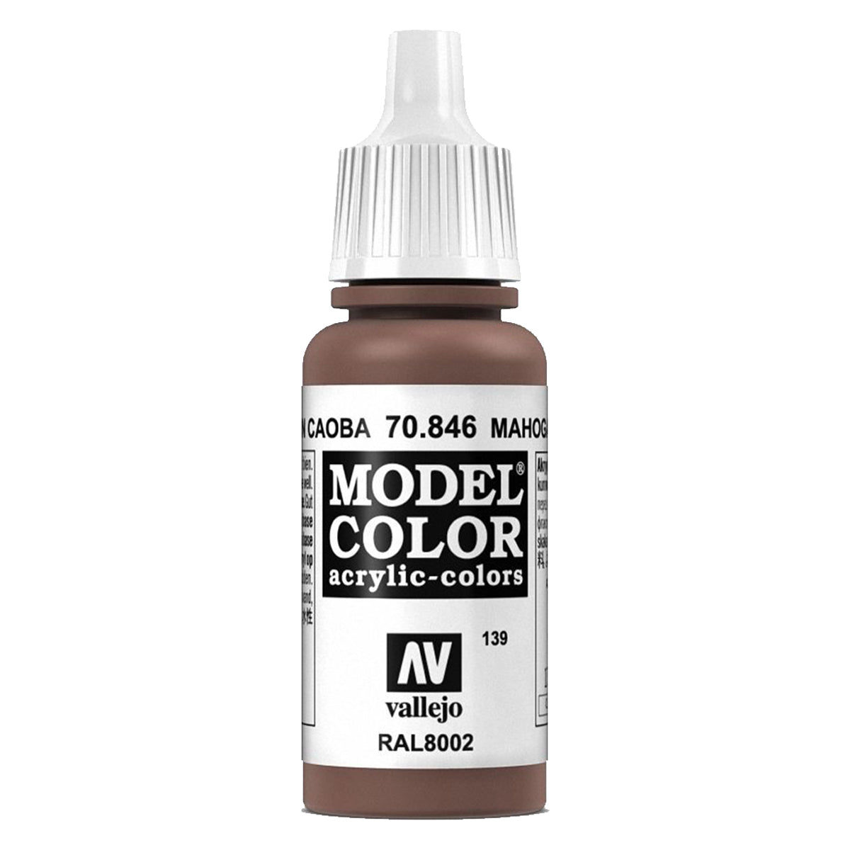 Vallejo Model Colour - Mahogany Brown 17 ml