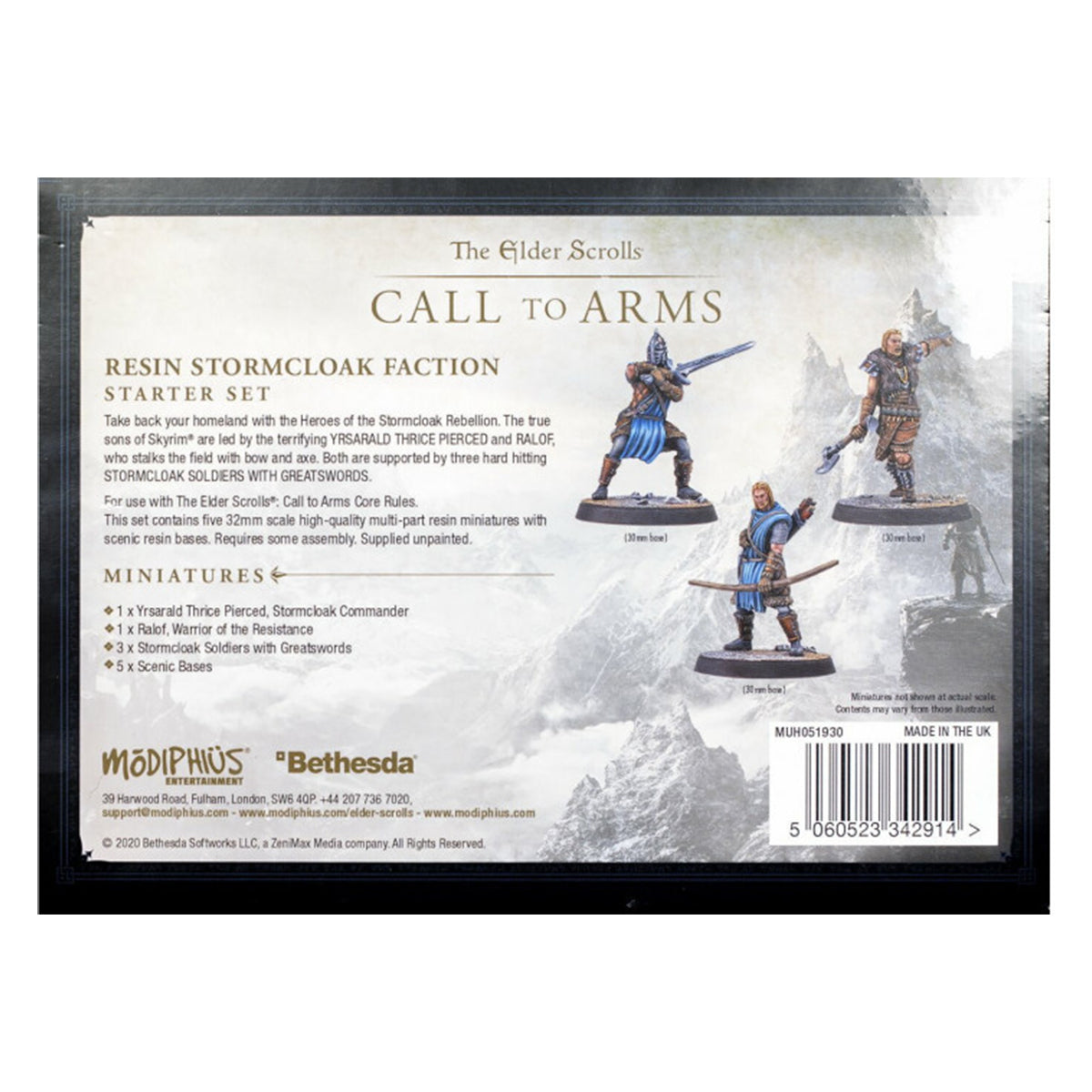 The Elder Scrolls Stormcloak Resin Faction