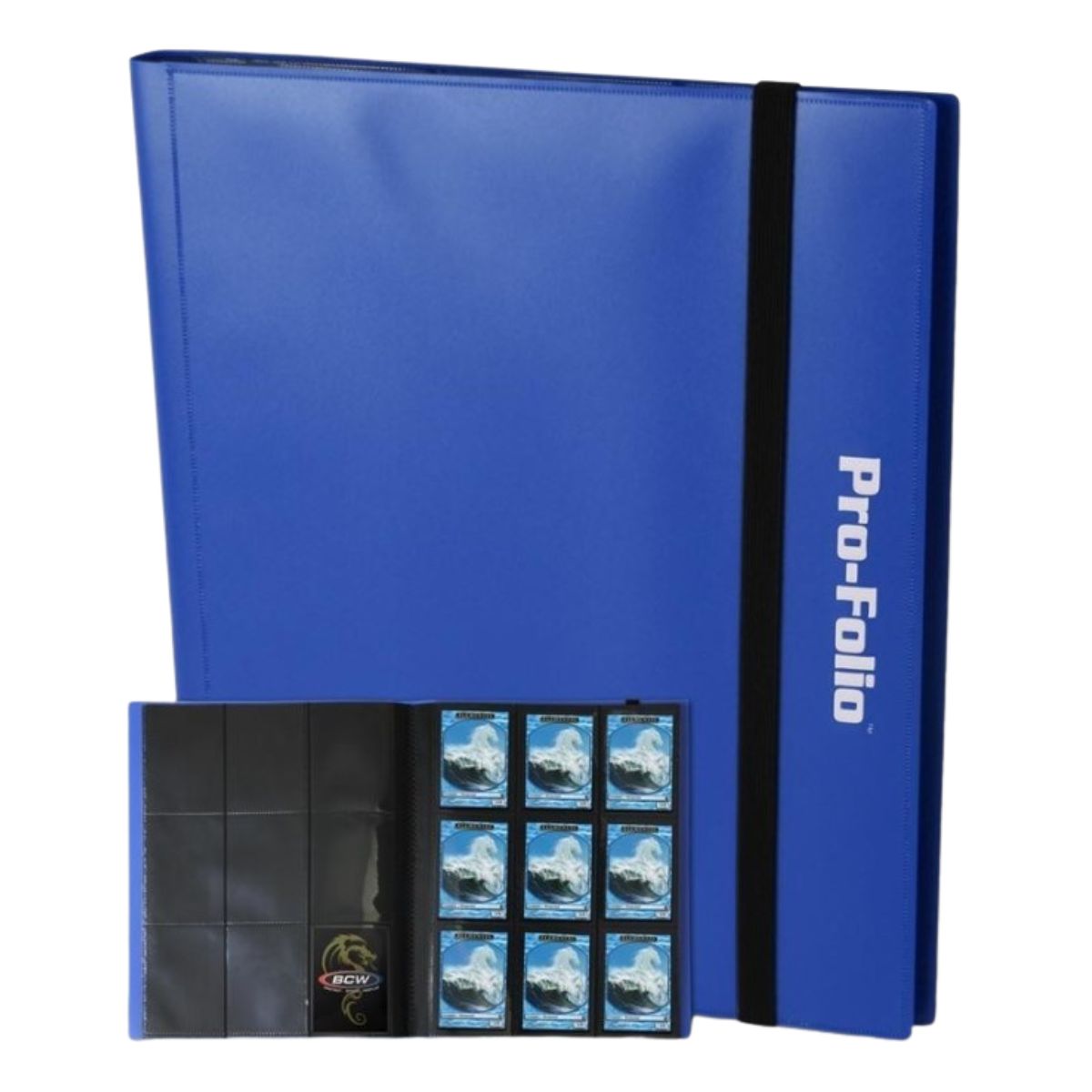BCW Pro Folio Binder 9 Pocket Blue
