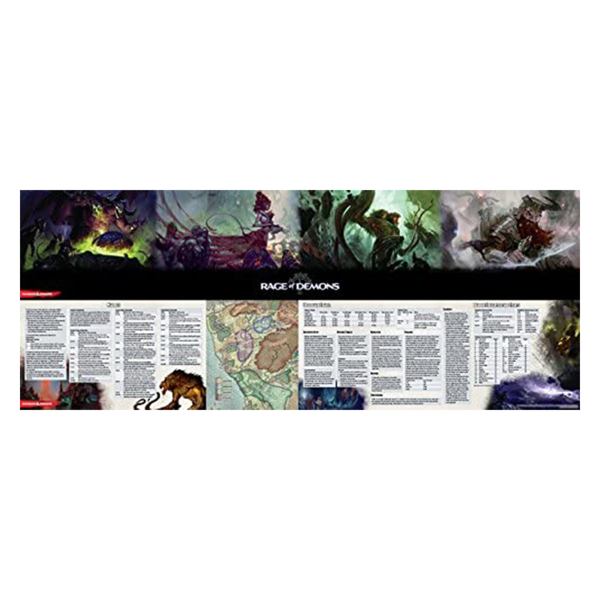 D&D Rage of Demons DM Screen