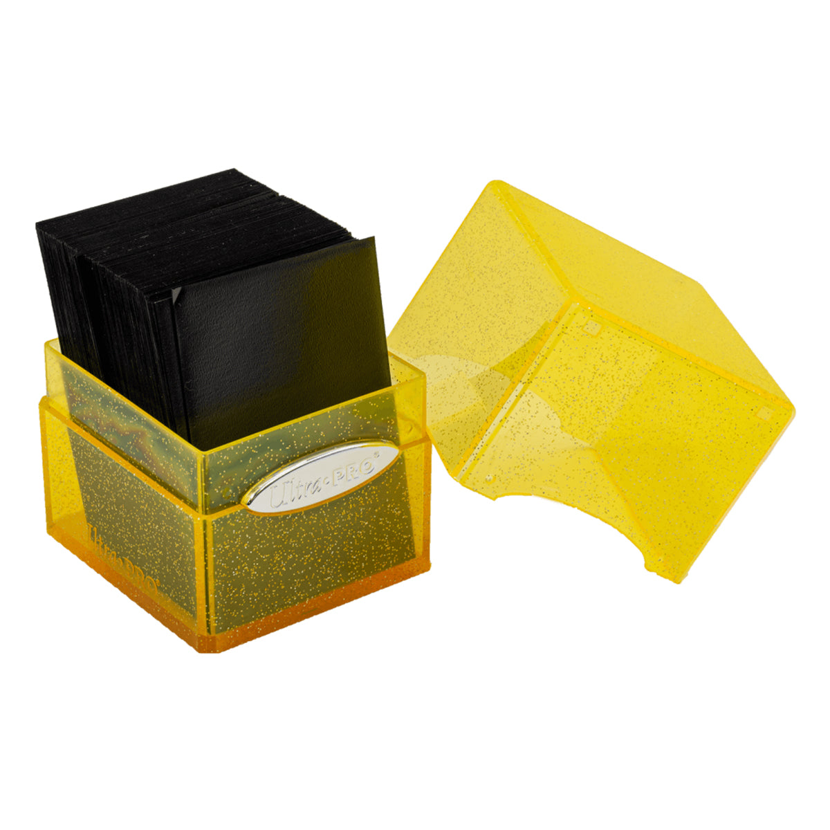 ULTRA PRO Deck Box Satin Cube Glitter - Yellow