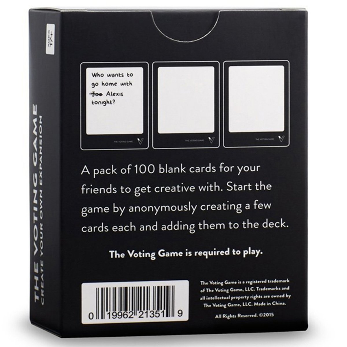 The Voting Game Create Your Own Party Game Board Game