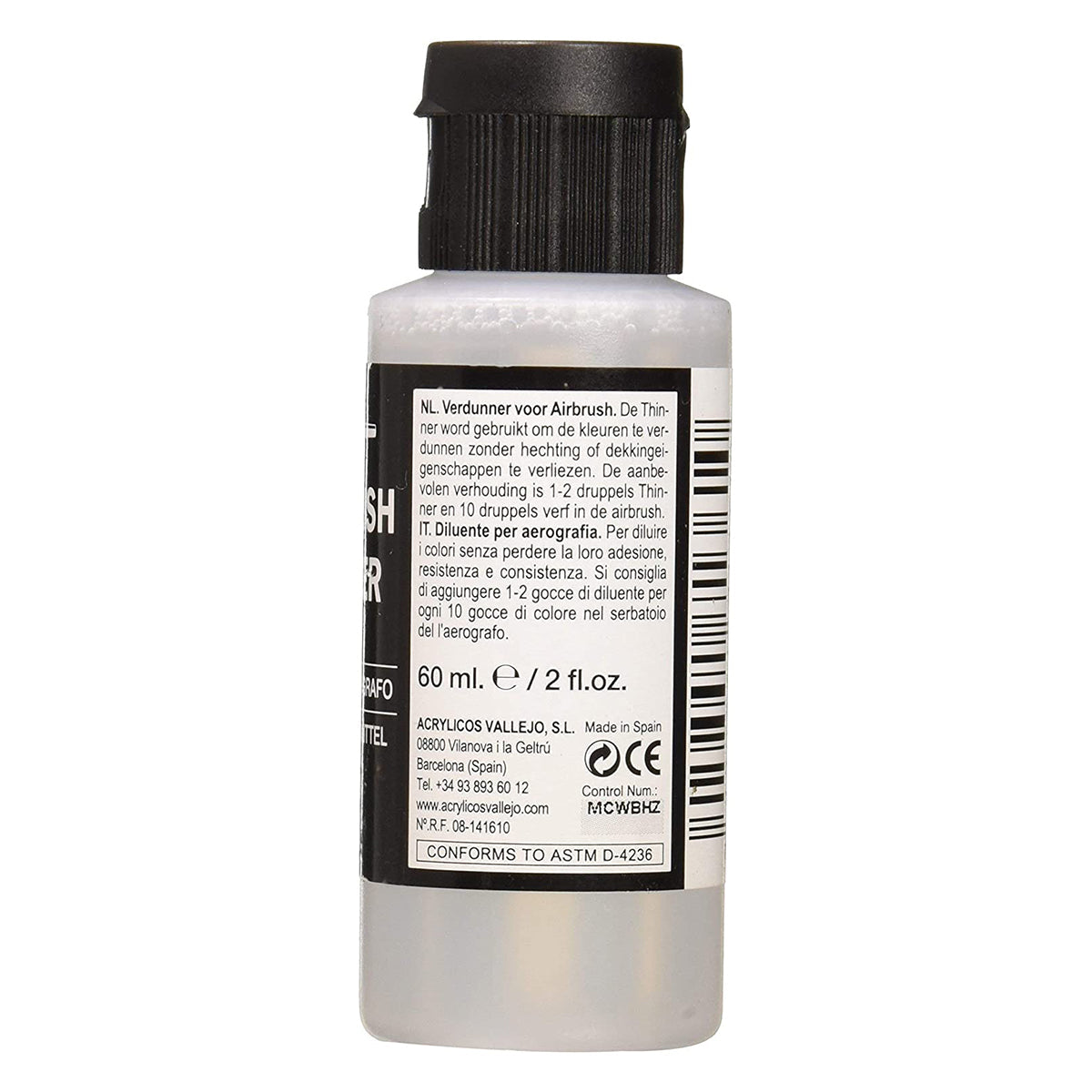Vallejo Airbrush Thinner 60 ml