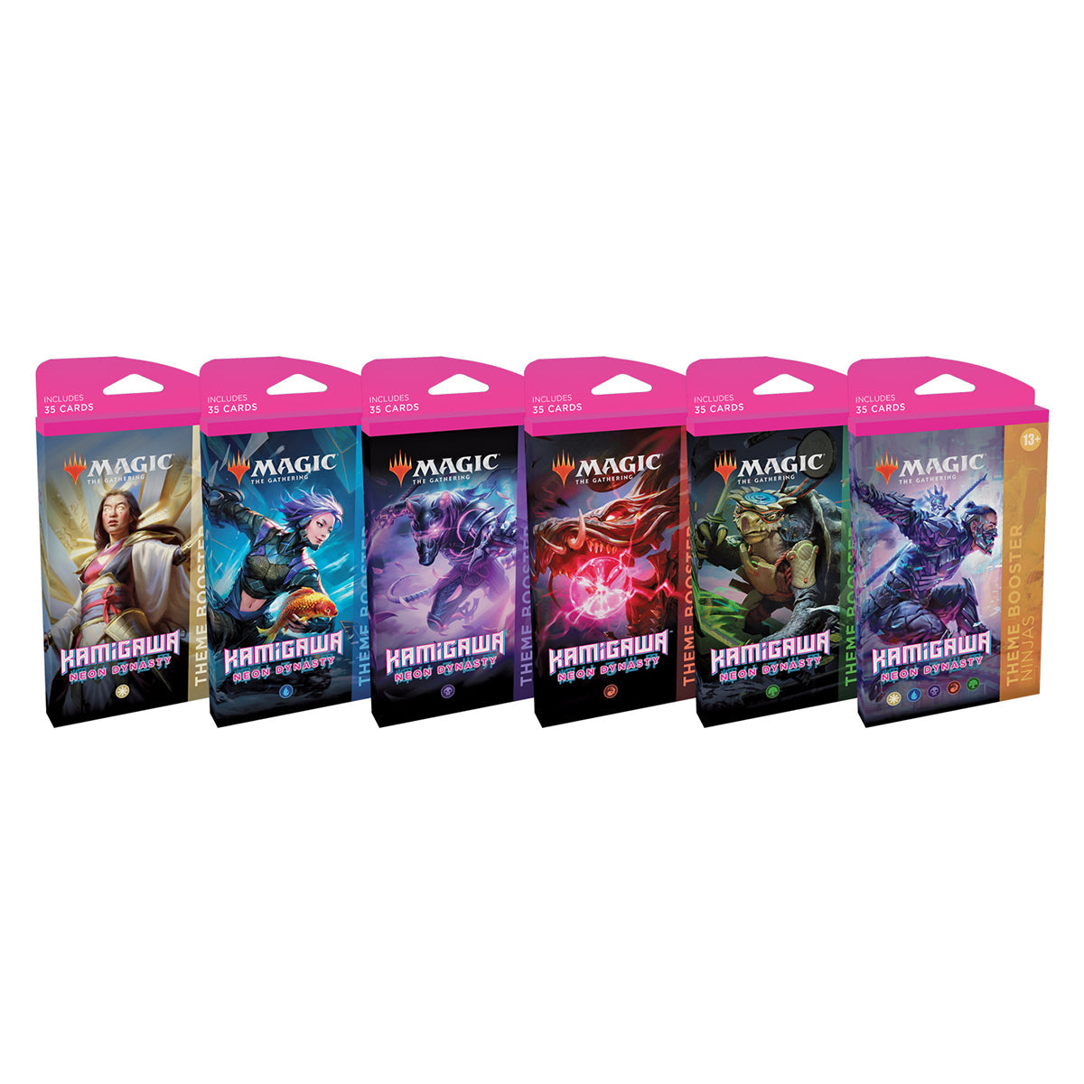 Magic Kamigawa Neon Dynasty Theme Boosters (Set of 6) MTG