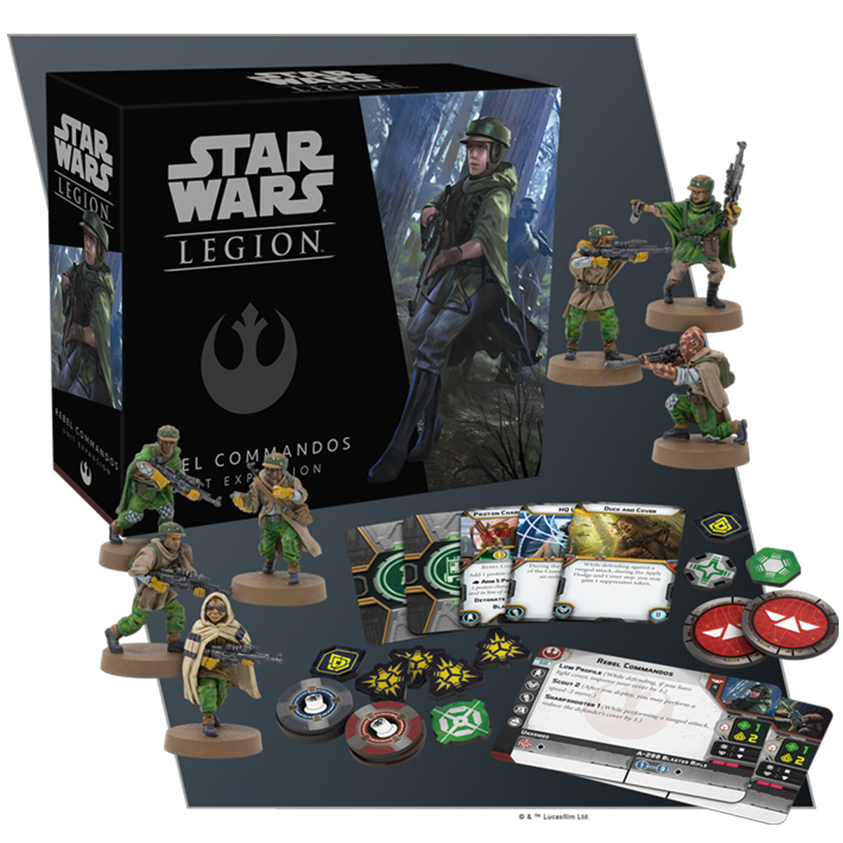 Star Wars Legion Rebel Commandos Unit Expansion