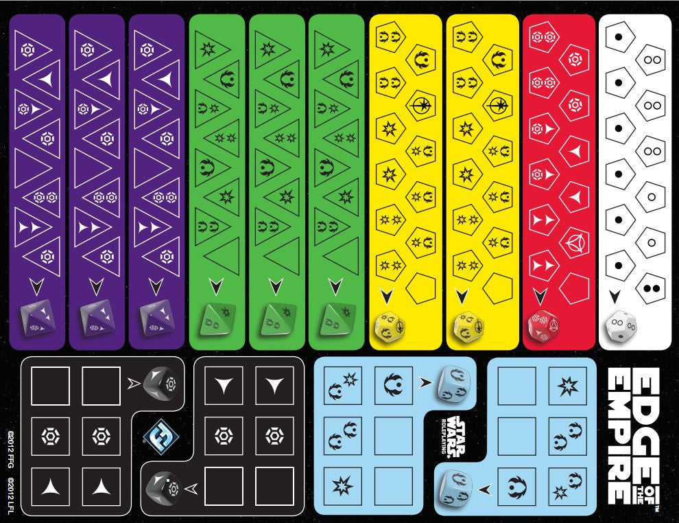 Star Wars Edge of the Empire Dice