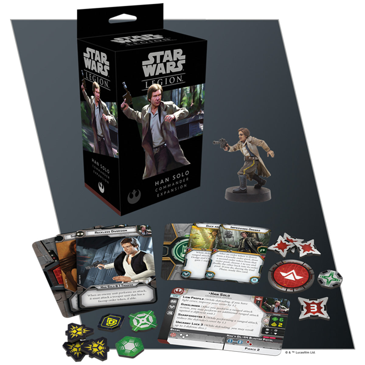 Star Wars Legion Han Solo Commander Expansion