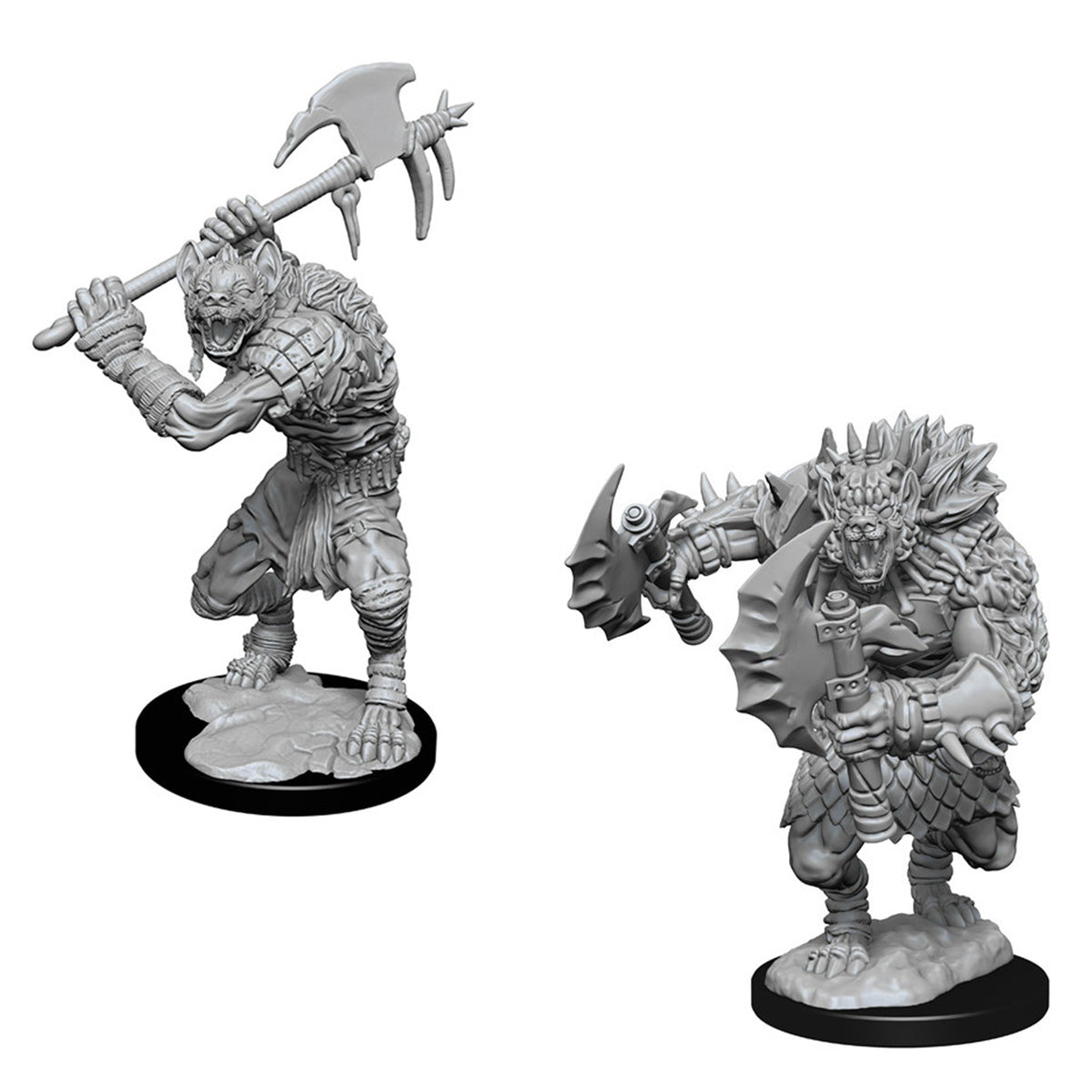 D&D Nolzurs Marvelous Unpainted Miniatures Gnolls