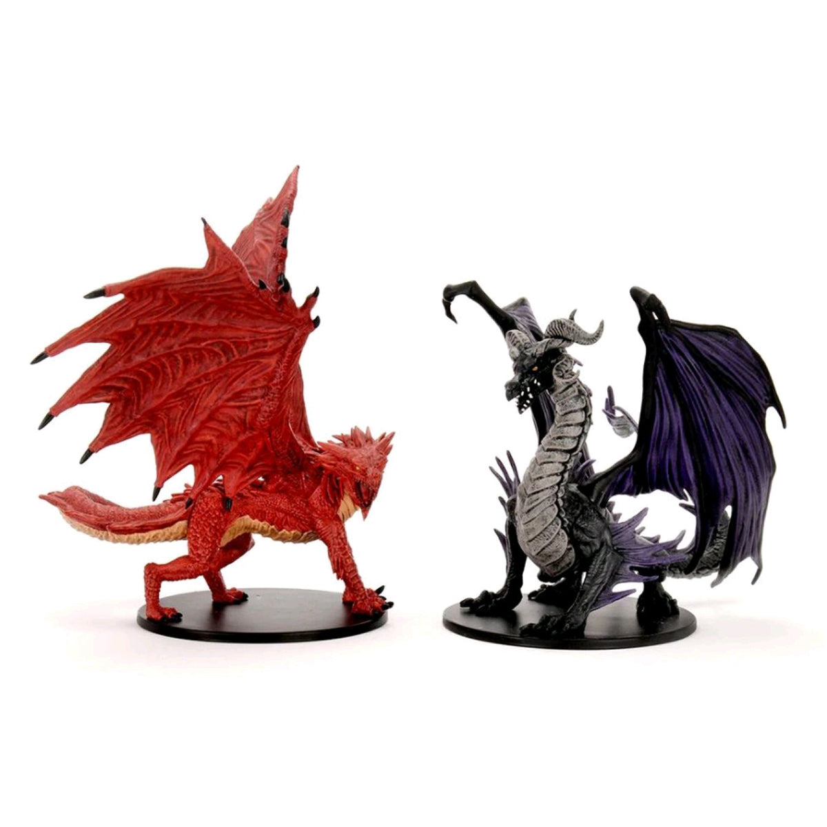 Pathfinder Battles City of Lost Omens Red & Black Dragons Premium Figure Set