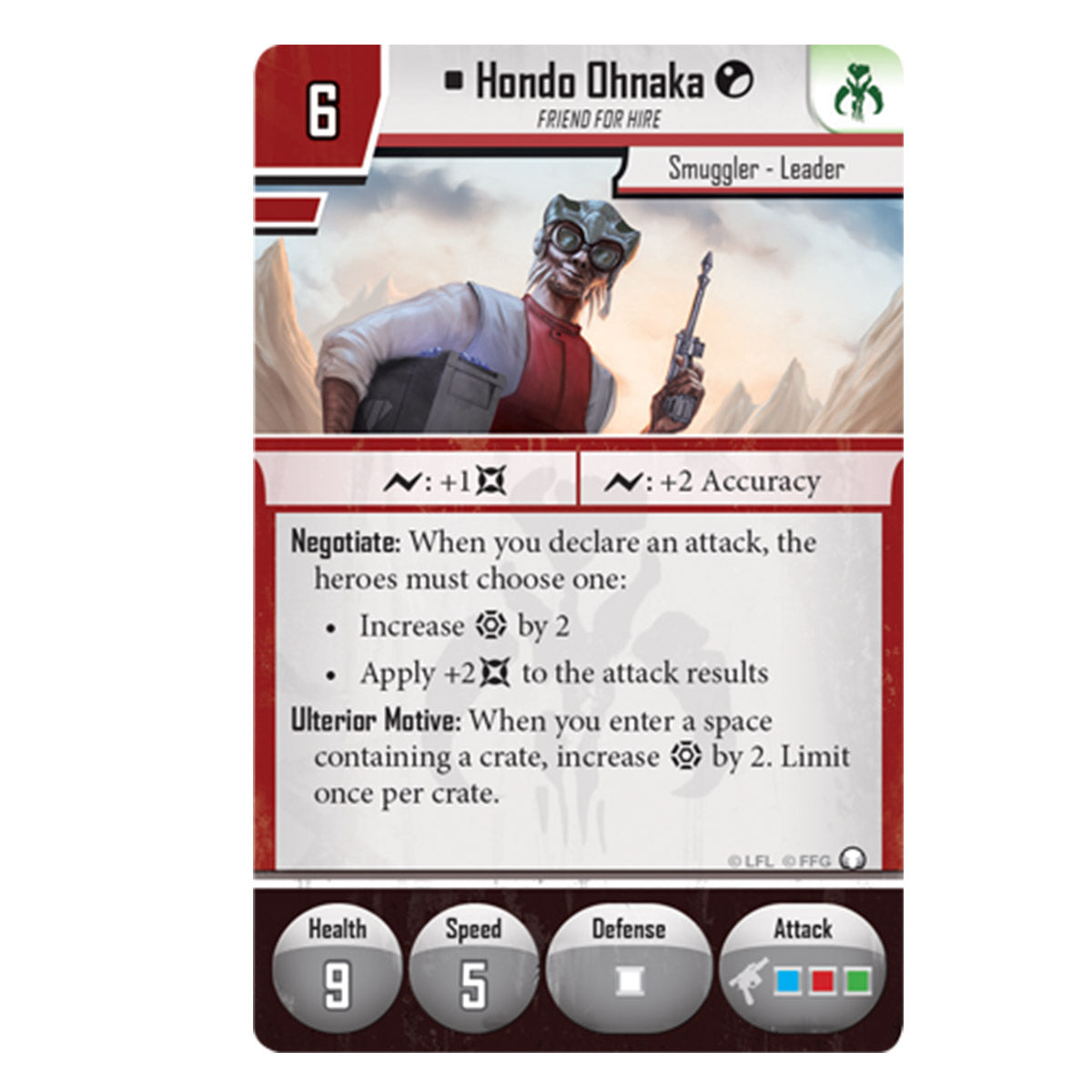 Star Wars Imperial Assault Hondo Ohnaka Expansion Pack