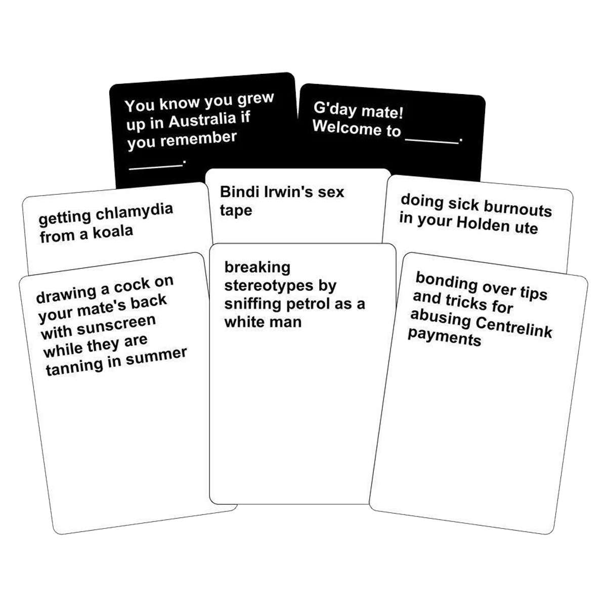 Cards For Bogans