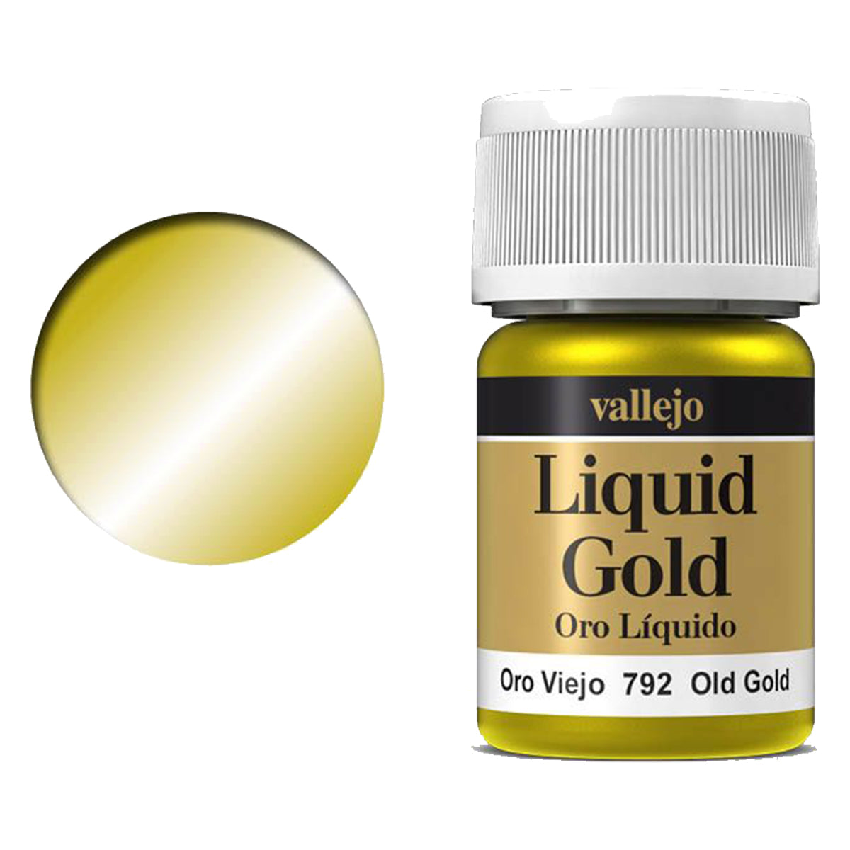 Vallejo Model Colour - Metallic Liquid Old Gold (Alcohol Base) 35 ml