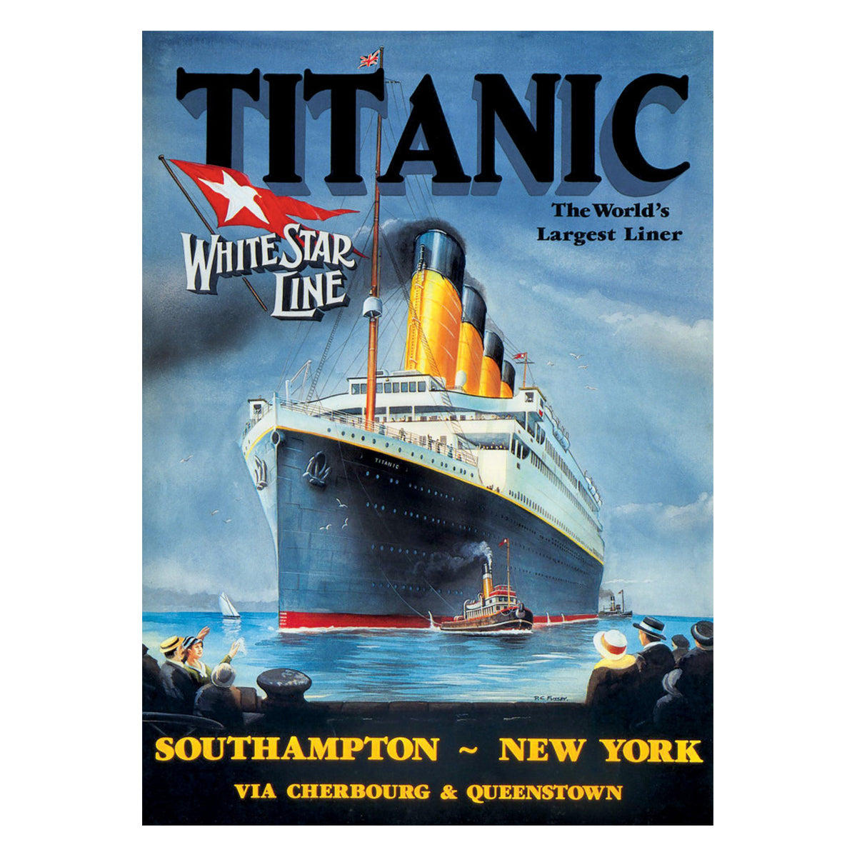 Masterpieces Puzzle Titanic Titanic White Star Line Puzzle 1000 pieces