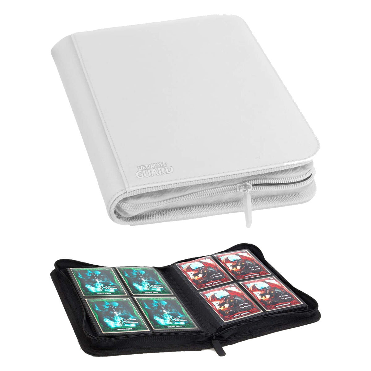 Ultimate Guard 4-Pocket ZipFolio XenoSkin White Folder