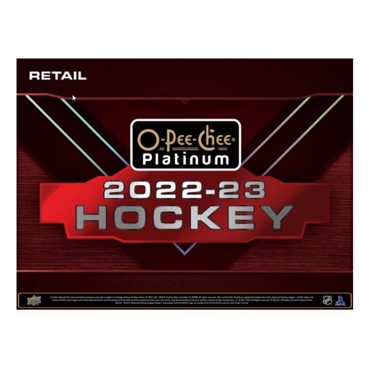 NHL - 2022/23 O-Pee-Chee Platinum Hockey Blaster Trading Cards (Display of 6)