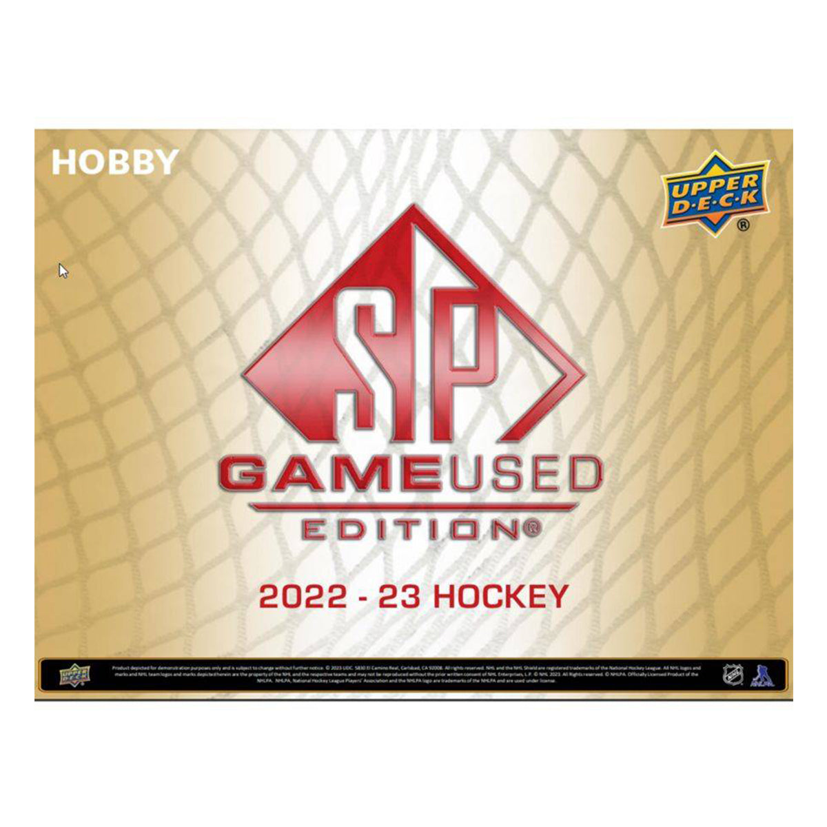 NHL - 2022/23 SP Game Used Hockey Hobby Trading Cards (Display of 1)
