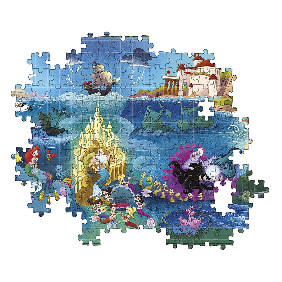 Clementoni Puzzle The Little Mermaid Story Maps 1000 pieces