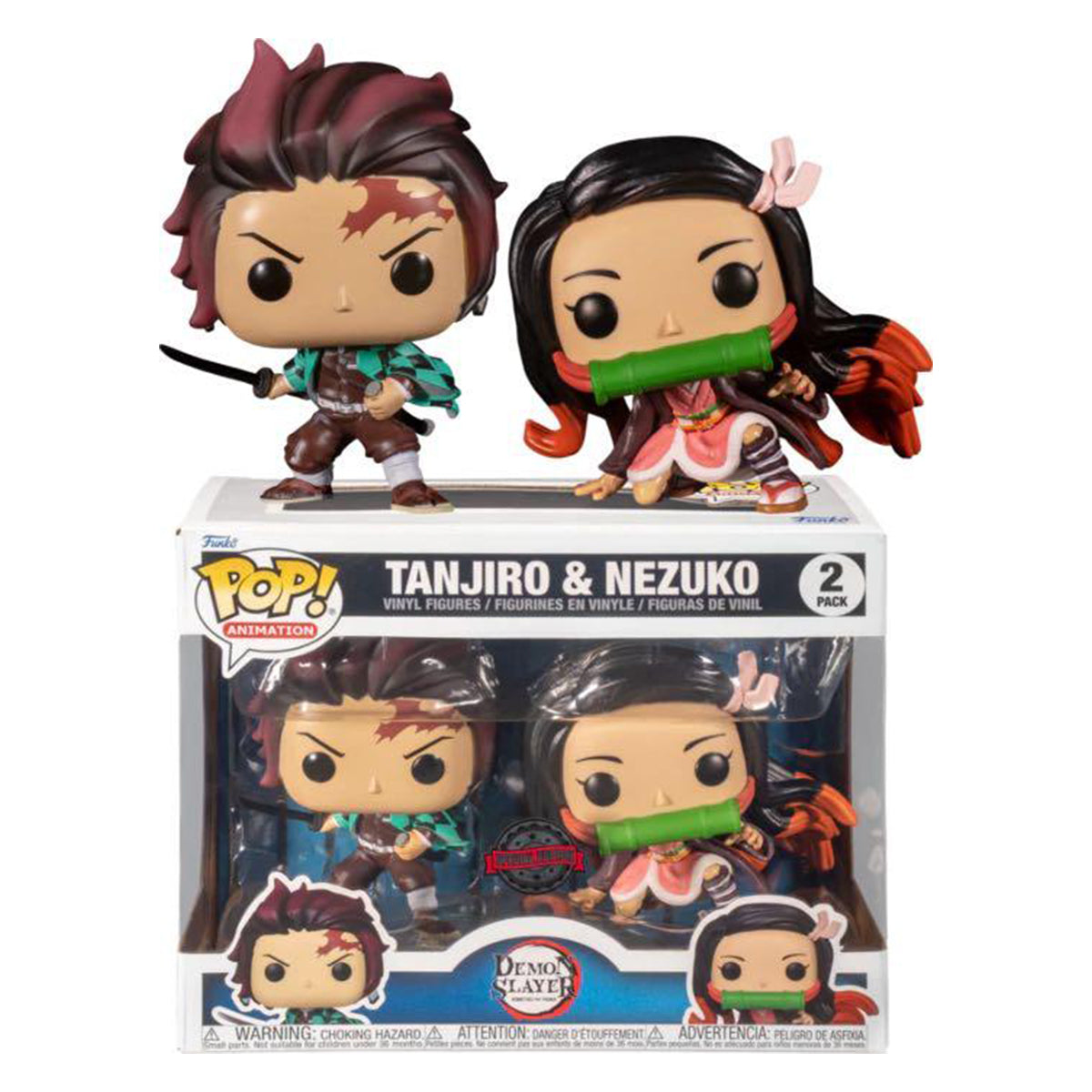 Demon Slayer - Tanjiro & Nezuko Pop! 2-Pack