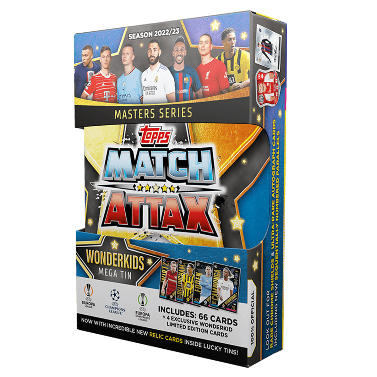 MATCH ATTAX UEFA Champions League 2022/2023 Edition Mega Tins (Set of 4)