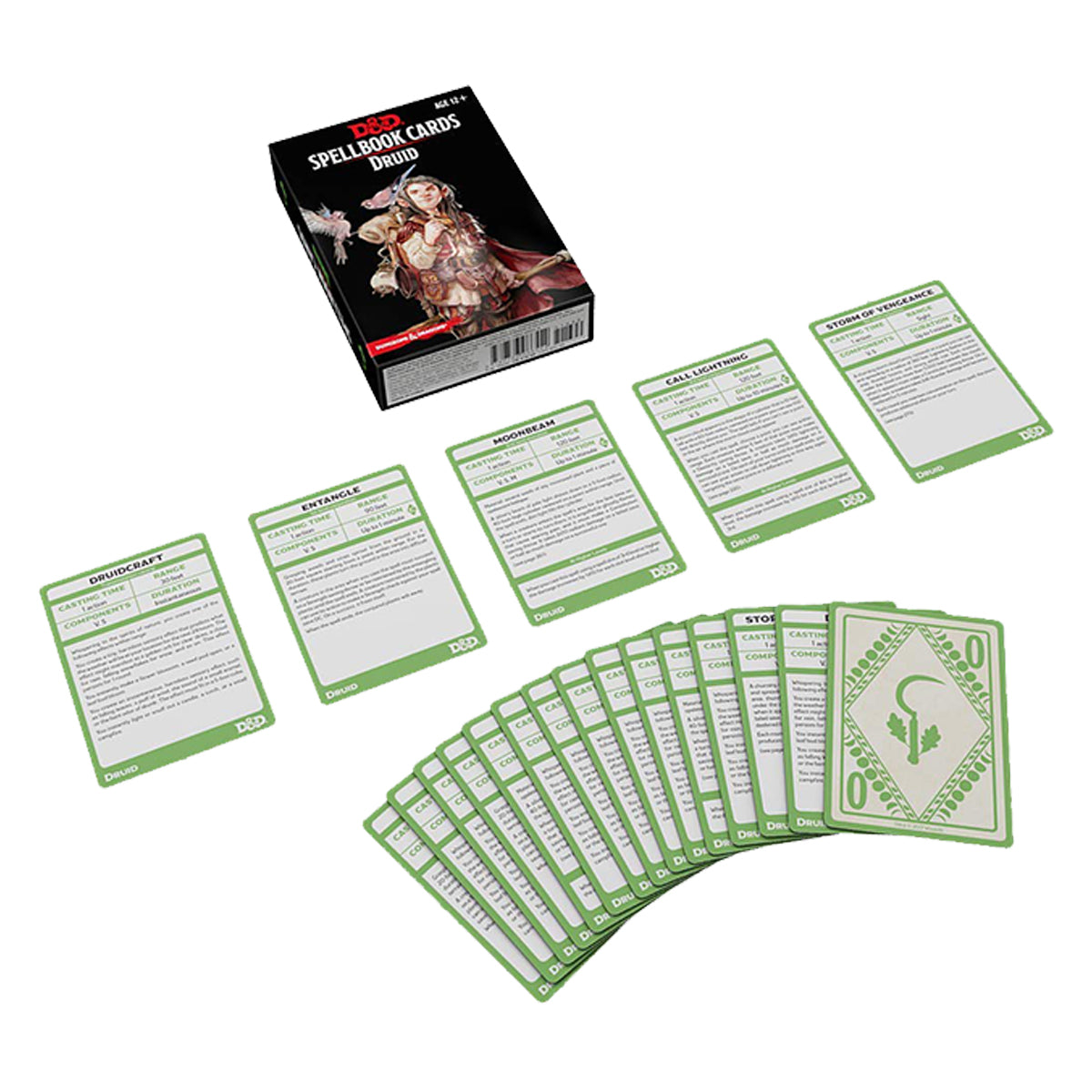 D&D Spellbook Cards Druid