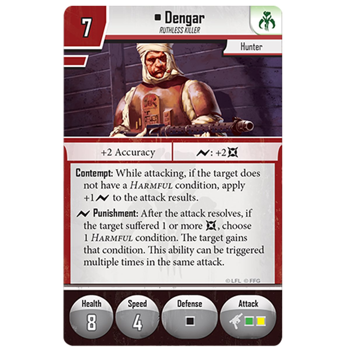 Star Wars Imperial Assault Dengar Villain Pack