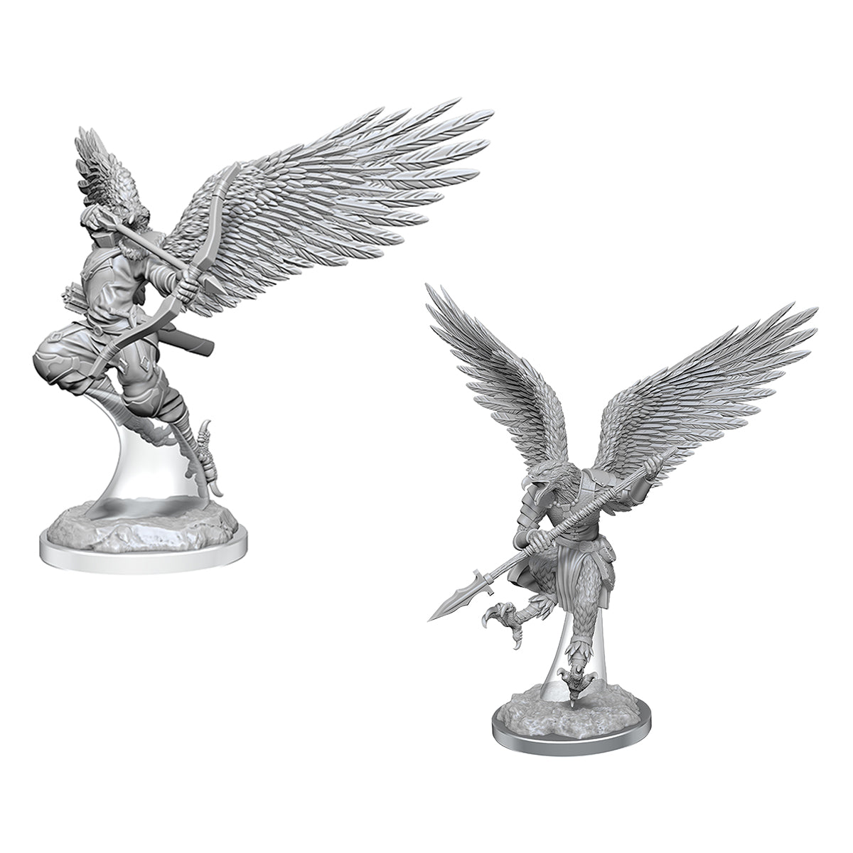 D&D Nolzurs Marvelous Unpainted Miniatures Aarakocra Fighters
