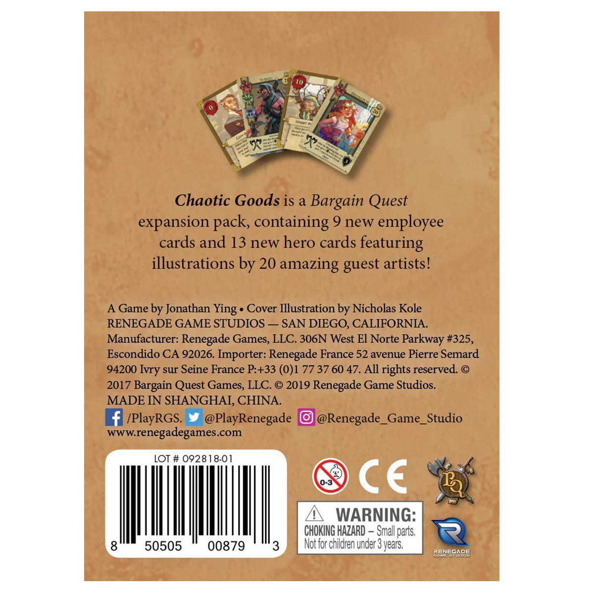 Bargain Quest Chaotic Goods Expansion