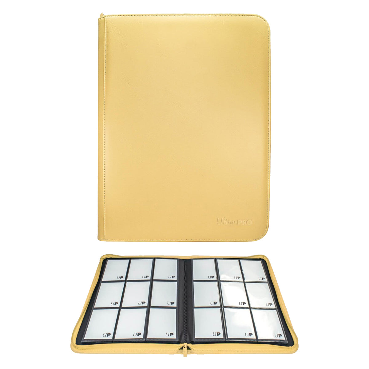 ULTRA PRO Binder - Vivid 9-Pocket Zippered Pro-Binder: Yellow