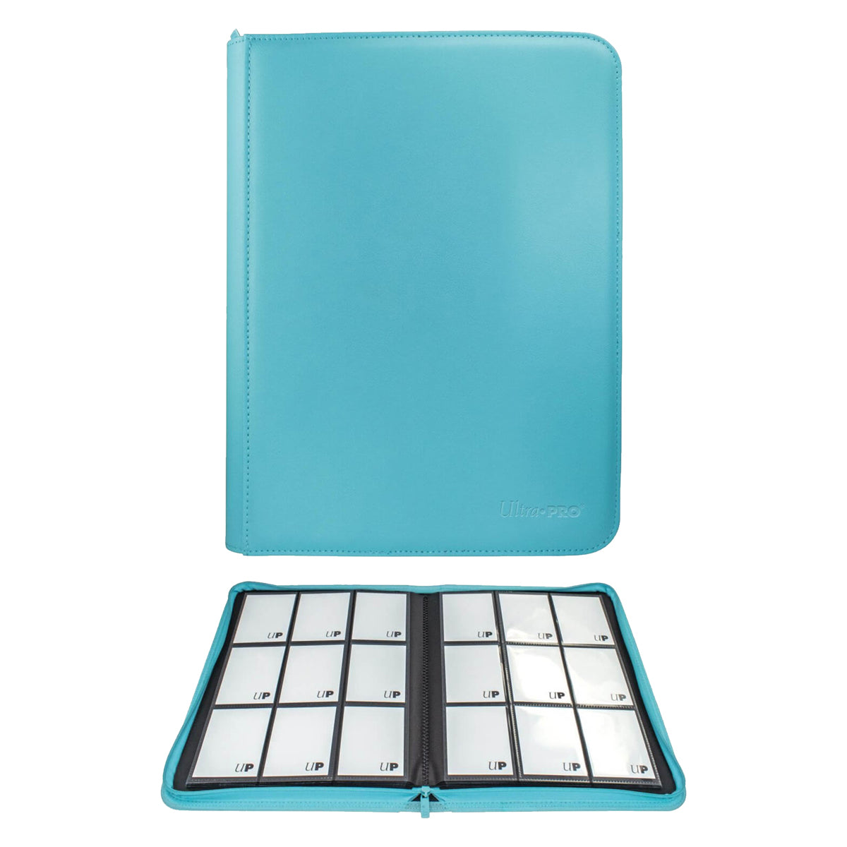ULTRA PRO Binder - Vivid 9-Pocket Zippered Pro-Binder: Light Blue