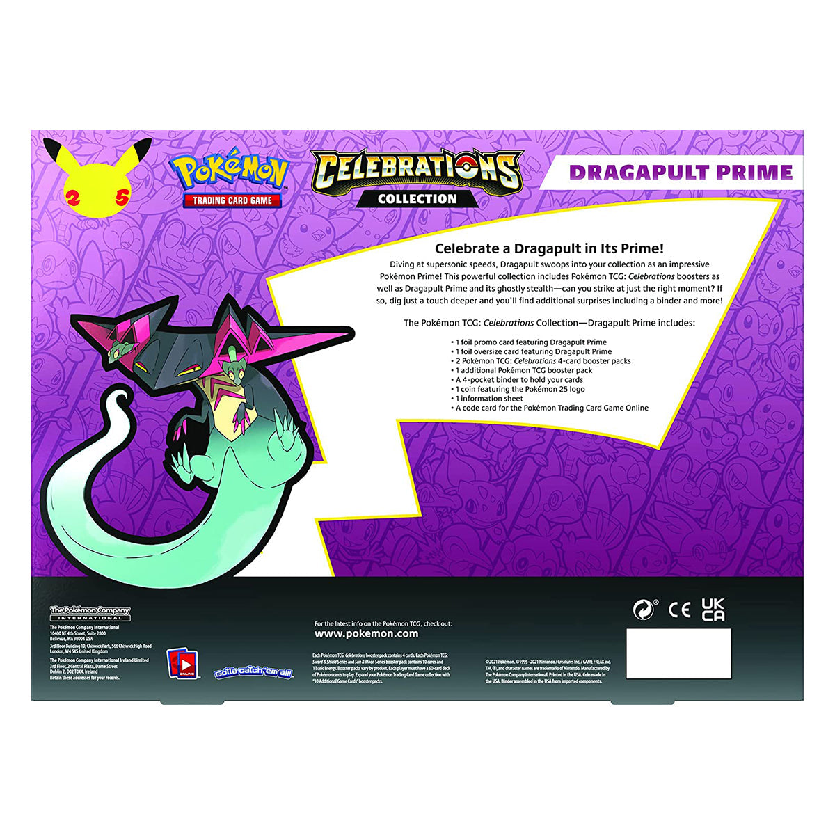POKEMON Celebrations Collection Dragapult Prime