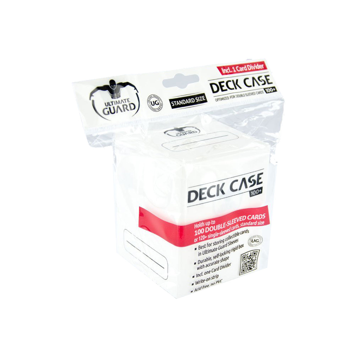 Ultimate Guard Deck Case 100 Standard Size White Deck Box