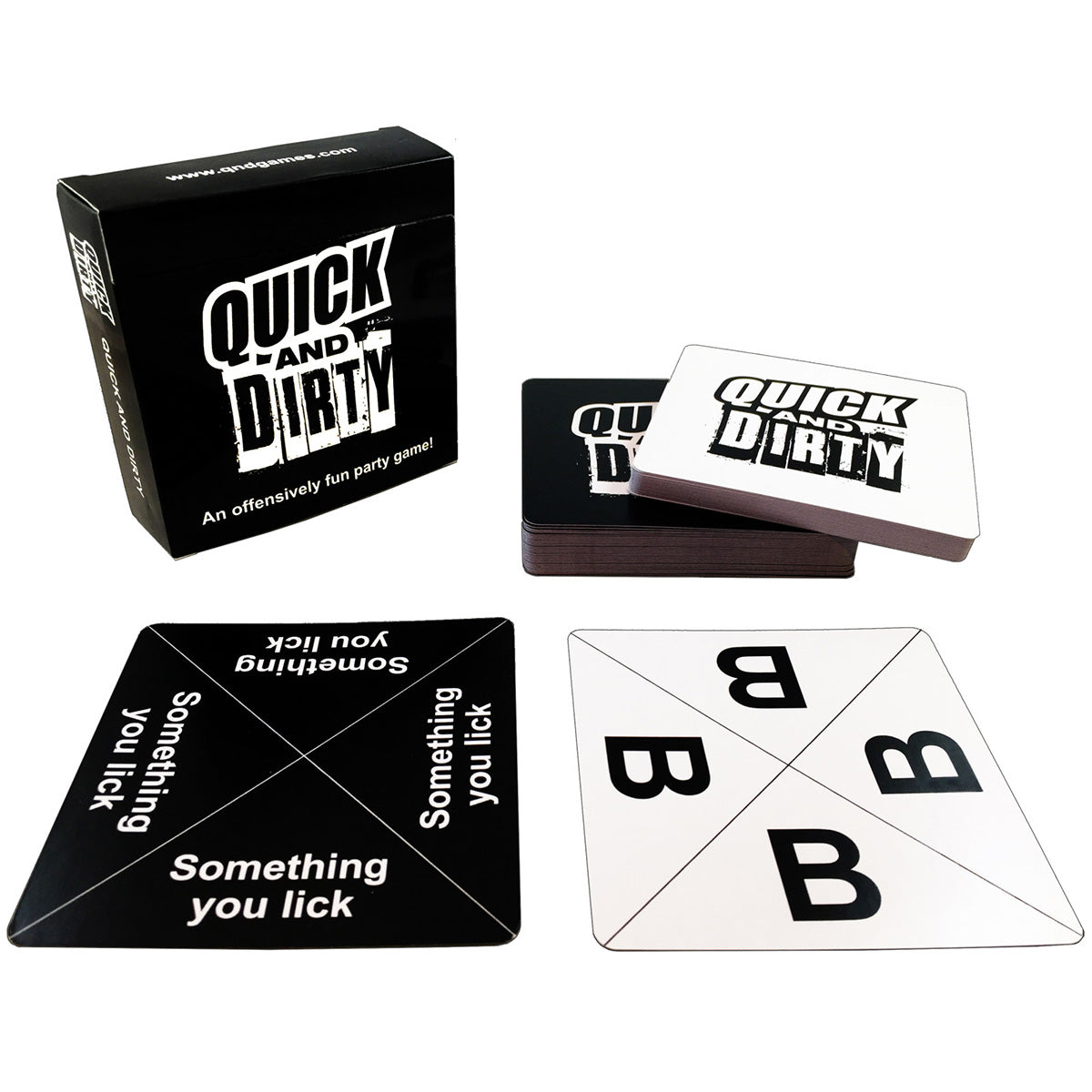 Quick and Dirty an Offensively Fun Party Game Black Edition
