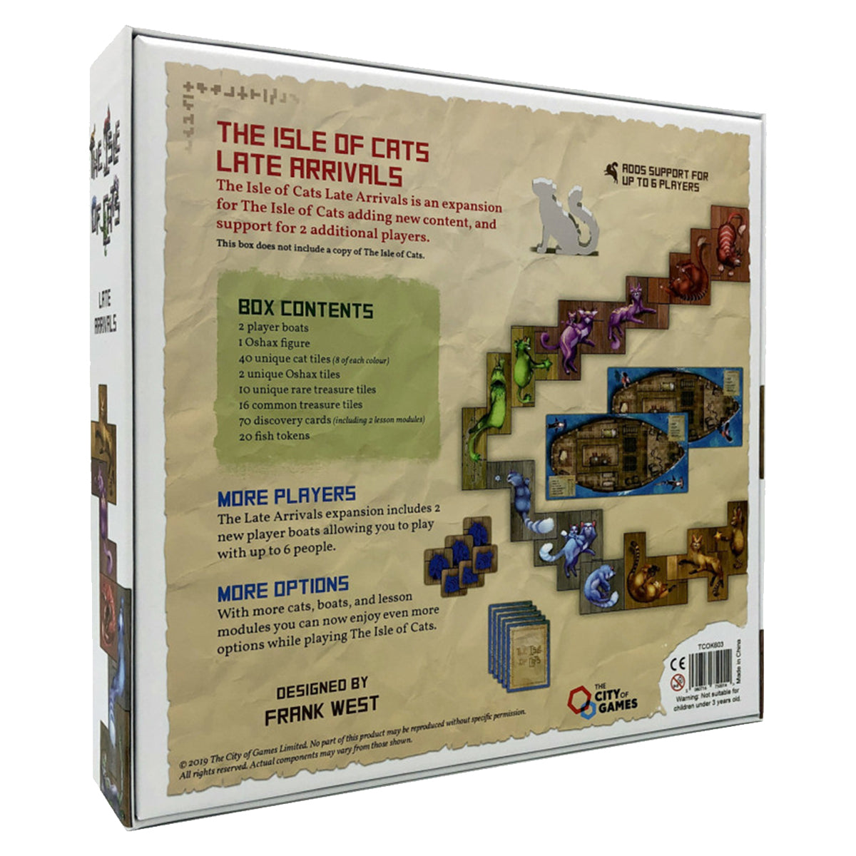 The Isle of Cats Late Arrivals Expansion